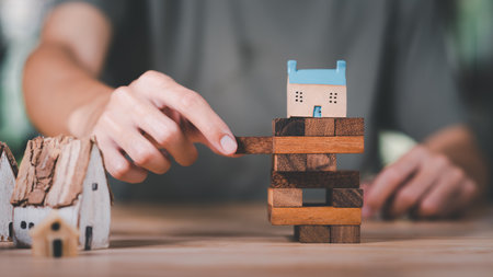 Financial risk management concept ,Business Investment Feasibility Assessment ,protection of business interests ,business risk analysis ,Fault protection ,financial balanceの写真素材