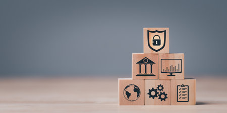 cybersecurity and privacy concept of data protection ,Authentication to unlock the security system ,Protecting data from theft ,cyber security ,safety technology ,secure login authorizationの写真素材