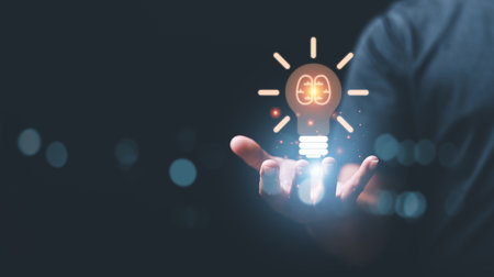 innovative technology in science and communication concepts,Technology creativity for future...