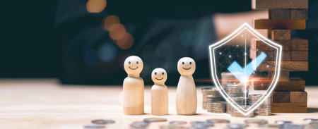 Financial risk management concept ,Business Investment Feasibility Assessment ,protection of business interests ,Decisions on Business Opportunities ,Fault protection ,financial balance ,insuranceの写真素材