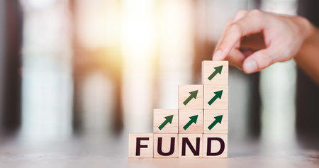Retirement fund concept,financial and saving money ,investment savings ,Planning savings for future,financial preparation ,future risk management ,money growth and interest ,Senior assets and pensionsの写真素材