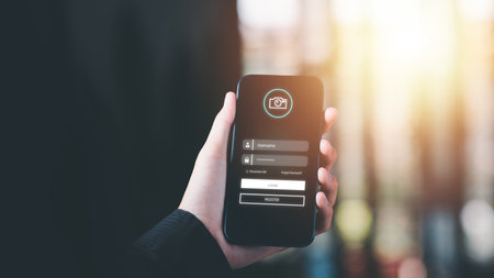 Data protection concept and secure internet security access ,cyber security technology ,Login to online database with your username and password ,login authorization ,virus protectionの写真素材