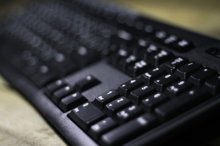 English-Thai computer keyboardの写真素材