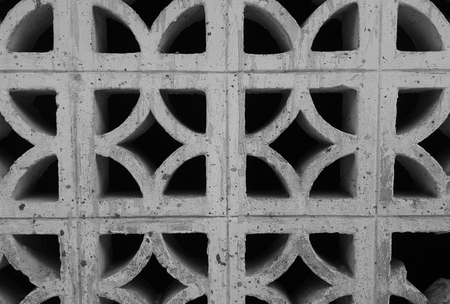 concrete ventilating block texture backgroundの写真素材