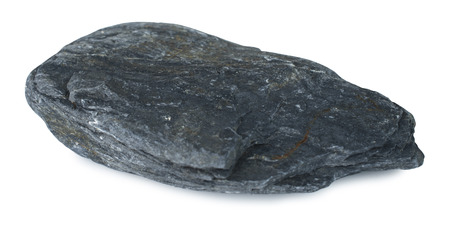 Rock stone isolated on white background with clipping pathの写真素材