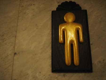 Men toilet signの写真素材