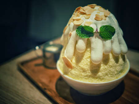 Durian Kakigori Thai Styleの写真素材