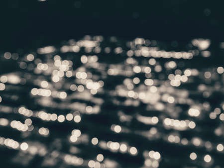 Thailand Colorful night market - Blur (Black and White)の写真素材