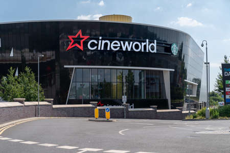 LONDON, ENGLAND - JUNE 26, 2020: Cineworld Cinema in South Ruislip, London closed during the COVID-19 lockdown ready for the restrictions to be relaxed 3のeditorial素材
