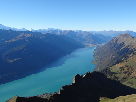 View from the Brienzer Rothornの写真素材