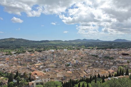 View over the city of Artaの写真素材