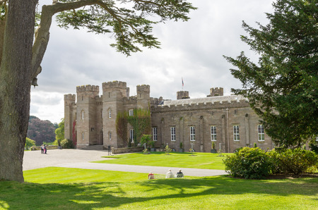 Famous Scottish Scone Palace, where kings were crowned, near Perthのeditorial素材