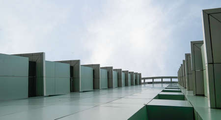 Rooftop of high buildings in Bangkokの写真素材