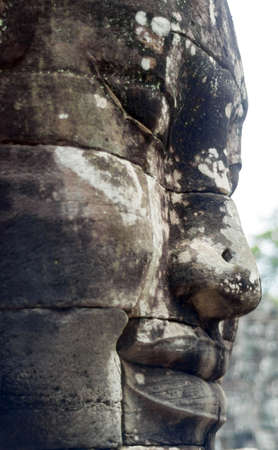 Buddha face model in Cambodia .の写真素材