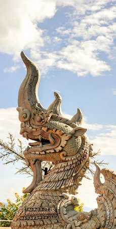 Serpent statueの写真素材