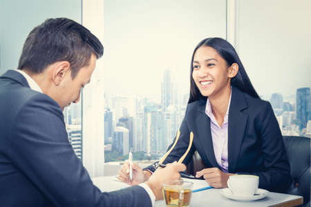 women and business men.の写真素材