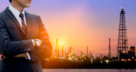 Businessmen in the refinery business
