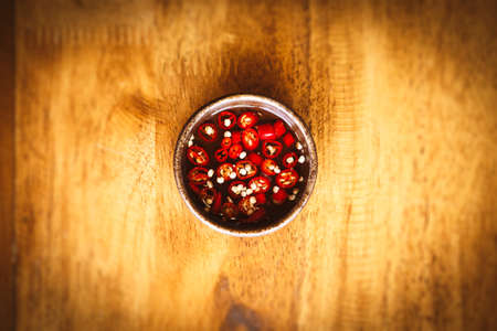 Chili sauce fish sauceの写真素材