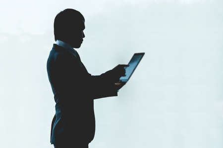 Businessman is working in the office.の写真素材