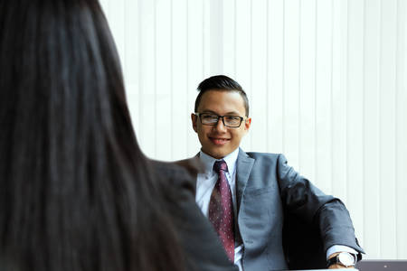 Businessman is working in the office.の写真素材