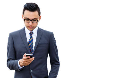 Businessman is working in the office.の写真素材