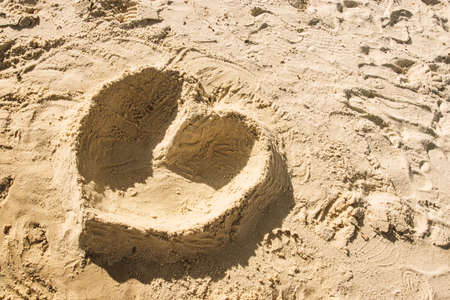 A wonen is enjoying at the beach.の写真素材