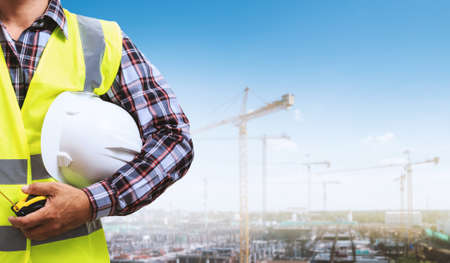 Building site and building design and engineers.の写真素材