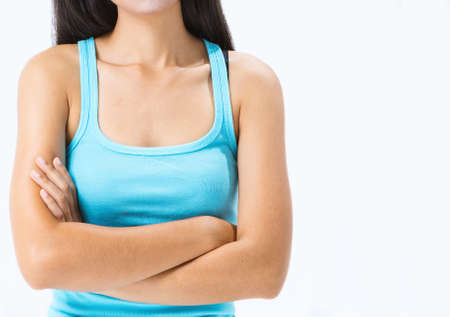 Clothing fashion for women in small breasts.の写真素材