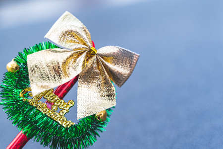 Decorative items during the Christmas season.の写真素材