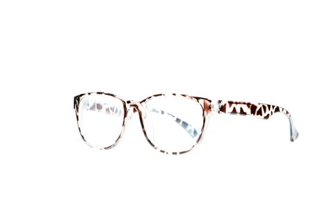 Fashion glasses isolated on white background