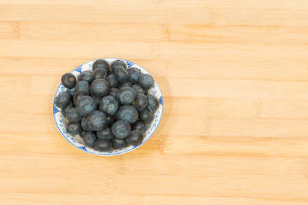 fresh blueberriesの写真素材