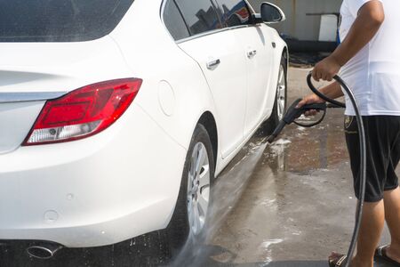 car washingの写真素材