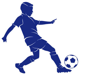 Boy footballerのイラスト素材