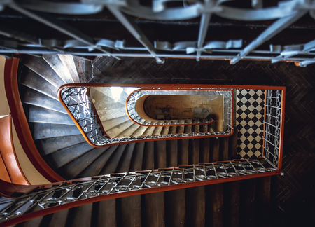 architectural element in the form of a volute. Detail decorative architectural elements. Detail architectural elements.のeditorial素材