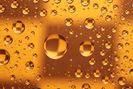 water drops over a chess board,could be used as backgroundの写真素材
