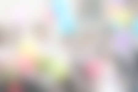 graduation day blurred background with colorful baloonsの写真素材