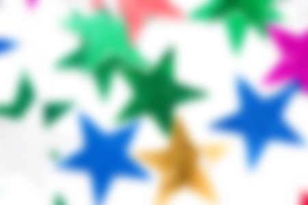 many blurred toy stars can be used as backgroundの写真素材