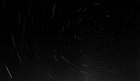 long exposure of star trails can be used as background