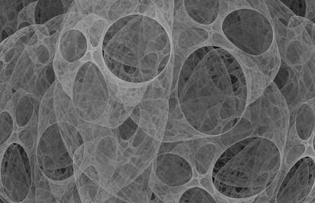 abstract fractal bubble pattern can be used as backgroundの写真素材