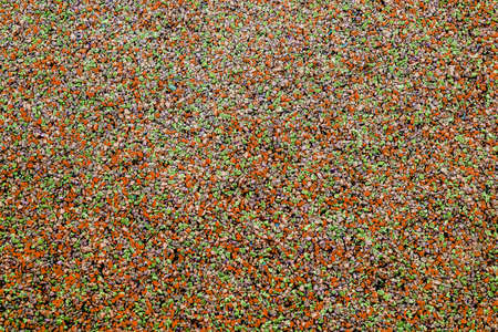 colorful abstract orange spotted backgroundの写真素材