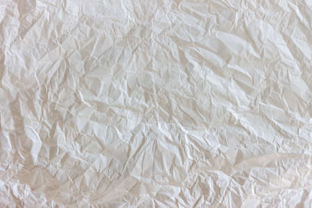 crumpled white paper textureの写真素材