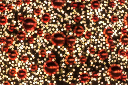 bright colourful bokeh texture can be used as background
