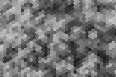 grey hexagon abstract polygonal texture can be used as background