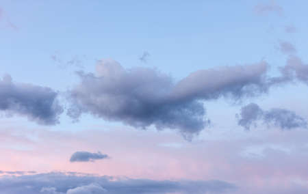fantastic evening beautiful cloudy sky