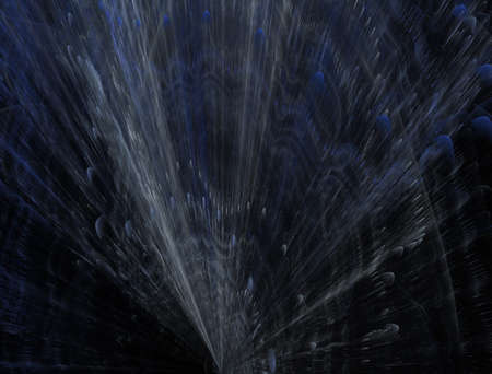 Abstract colorful fractal pattern on black background