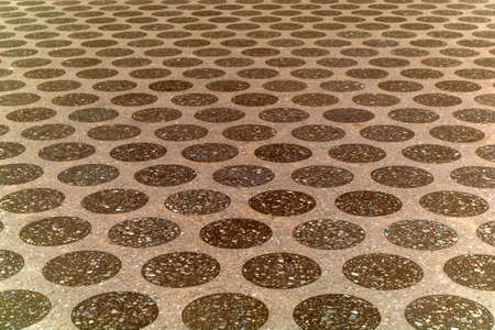 dark concrete floor textured surface with circles background