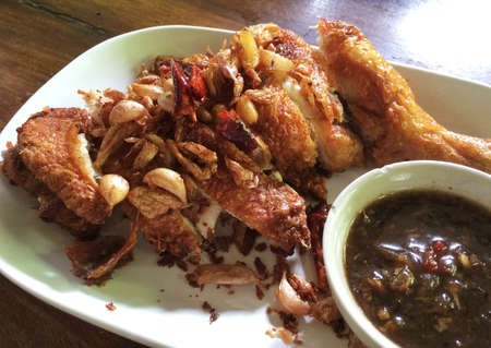 Spicy fried chickenの素材