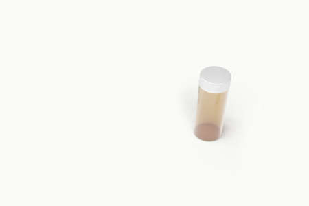 Cosmetics mockup template on white background. Plastic container for cosmetics products. Tube, cream...