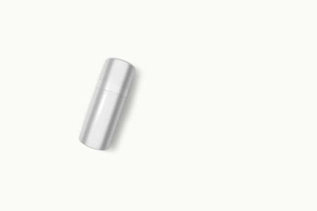Cosmetics mockup template on white background. Plastic container for cosmetics products. Tube, cream...