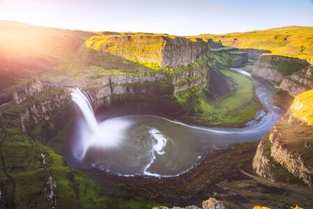Palouse falls,Washington,usa.の写真素材